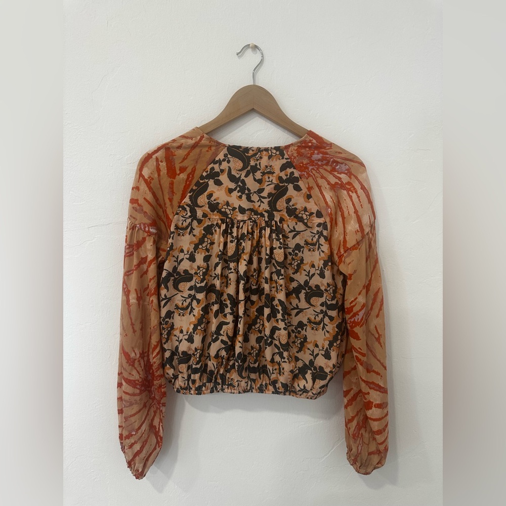 Free People Cruisin’ Together Printed Top, Size X-Small. - Picture 7 of 11